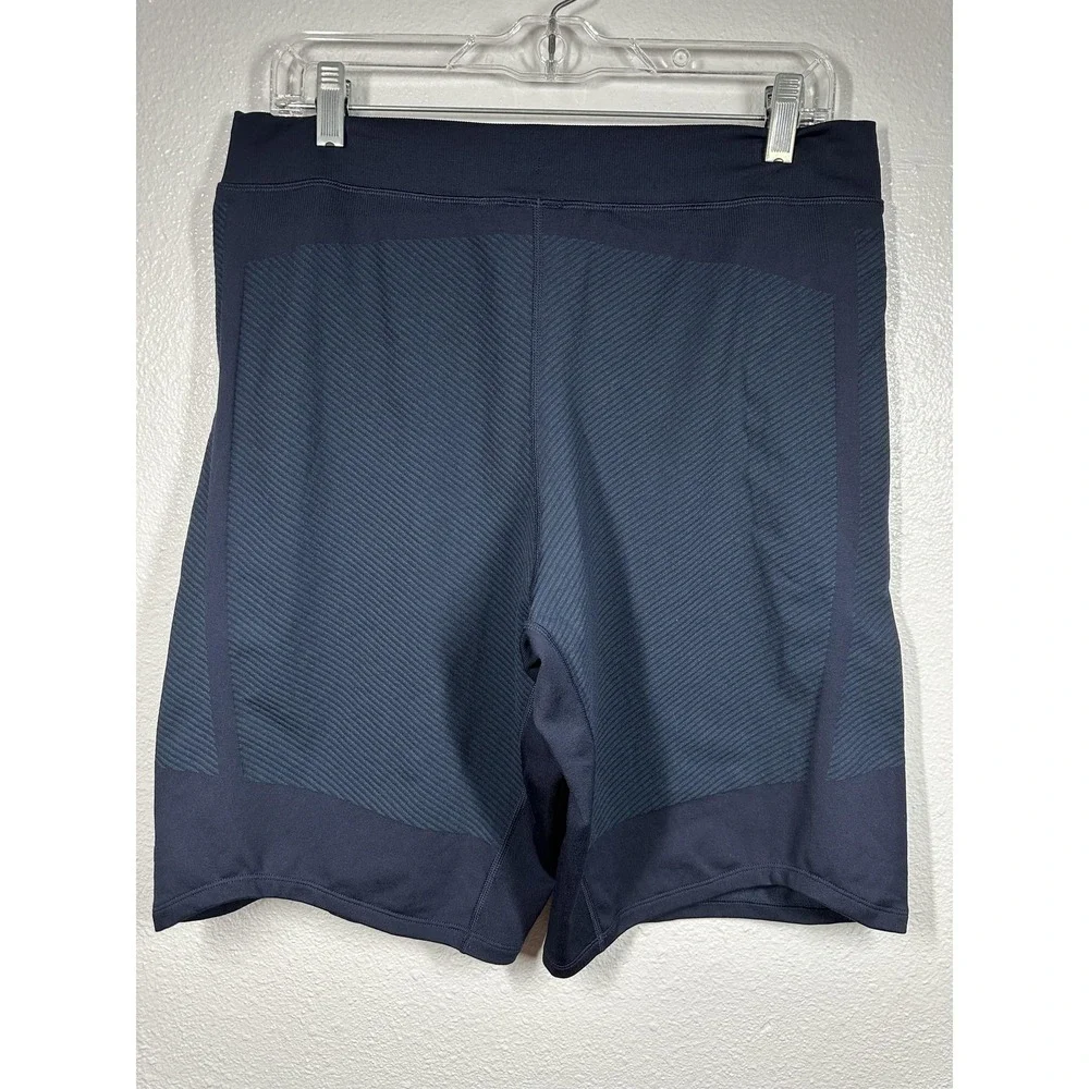 Adidas Shorts Mens Large Navy Blue Parley For The Oceans Athletic Zip Pocket Gym